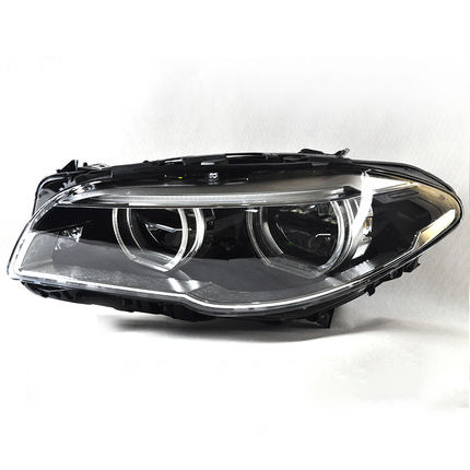 LED Headlight Assembly Angel Eye Retrofit Tuning Light for 11-17 BMW 5 Series F10 F18 525i 528i 530