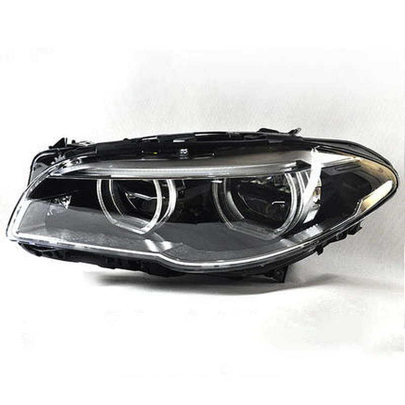 LED Headlight Assembly Angel Eye Retrofit Tuning Light for 11-17 BMW 5 Series F10 F18 525i 528i 530