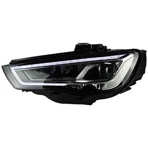 Headlight Assembly Tuning Light Refitted Old To New LED Lens Daytime Running Water Turn Signal Light For A3 A3L 14-16