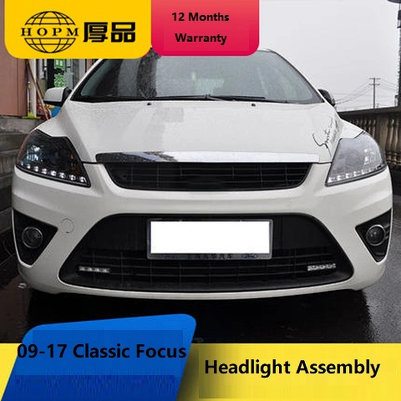 Headlight Assembly Double Light Lens Xenon Tuning Modified Tear-eyes For Classic 2009-2017