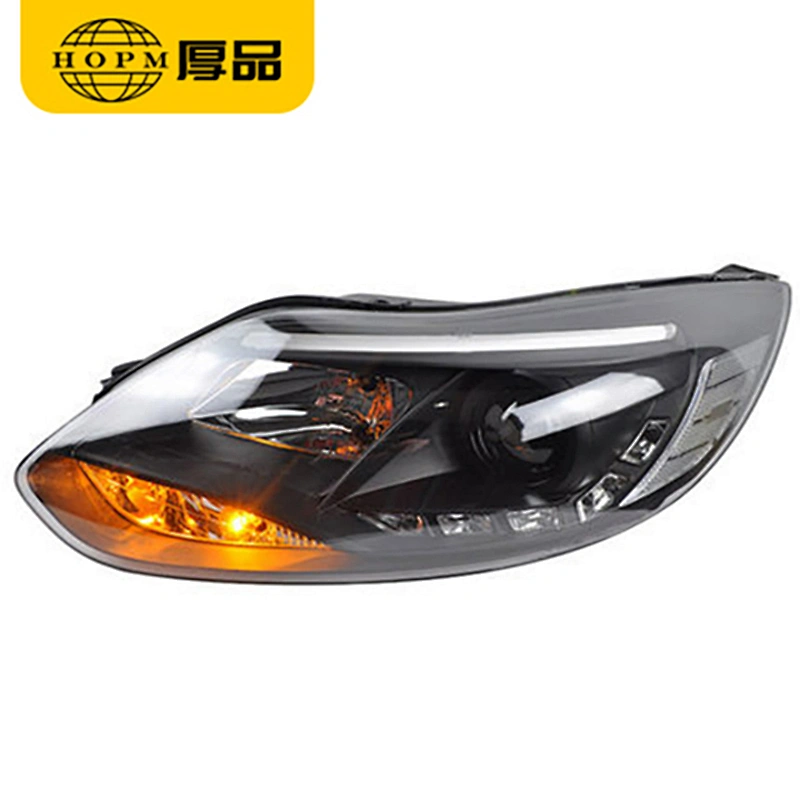 Tuning Light Headlight ST Edition Lens Modified LED Tear-eye Xenon Headlight Assembly For 2012-2014
