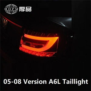 Taillight Assembly Tuning Light High Quality Optical Fiber Modified LED taillight For A6L 2005-2008 Version