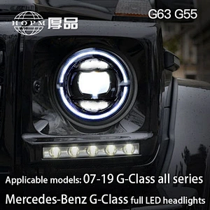 Retrofit led welcome headlight for 07-19 models Mercedes-Benz G-Class W463 G350 G500 G55 G63
