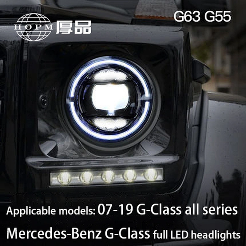 Retrofit led welcome headlight for 07-19 models Mercedes-Benz G-Class W463 G350 G500 G55 G63