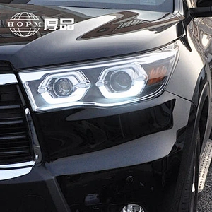 LED Headlights Q5 lens light guide led daytime running lights xenon headlight assembly tuning light for 15-17 models  Toyota Highlander