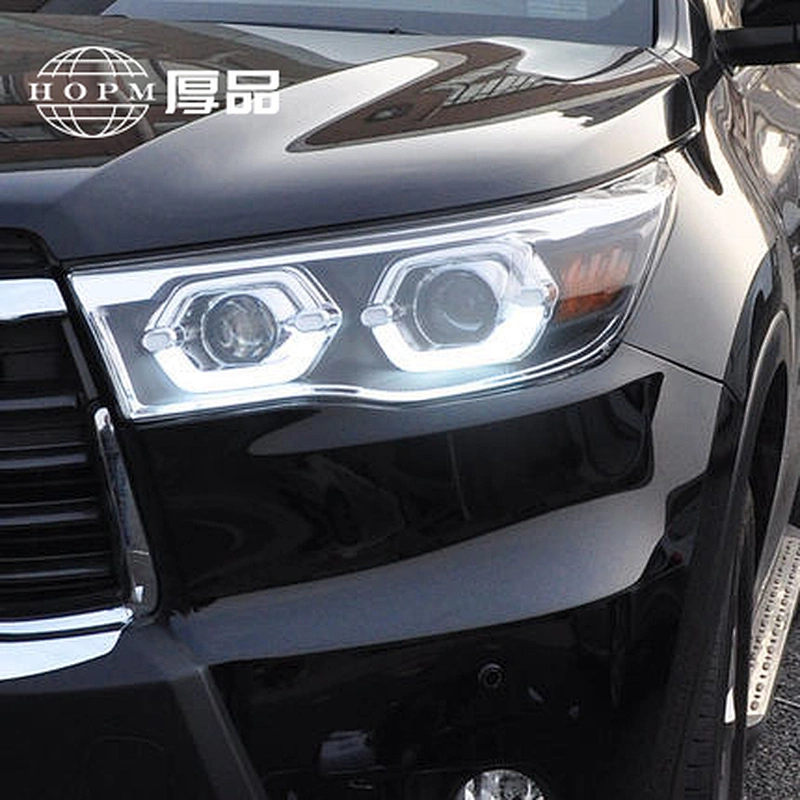 LED Headlights Q5 lens light guide led daytime running lights xenon headlight assembly tuning light for 15-17 models  Toyota Highlander