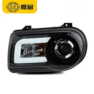 Tuning Light Modified Headlight C Shape Light-guide LED Xenon Light Headlight Assembly For 300C 05-13 Version
