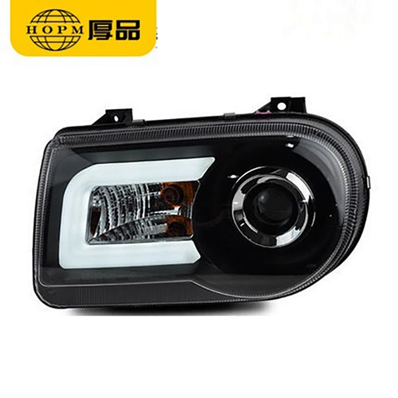 Tuning Light Modified Headlight C Shape Light-guide LED Xenon Light Headlight Assembly For 300C 05-13 Version
