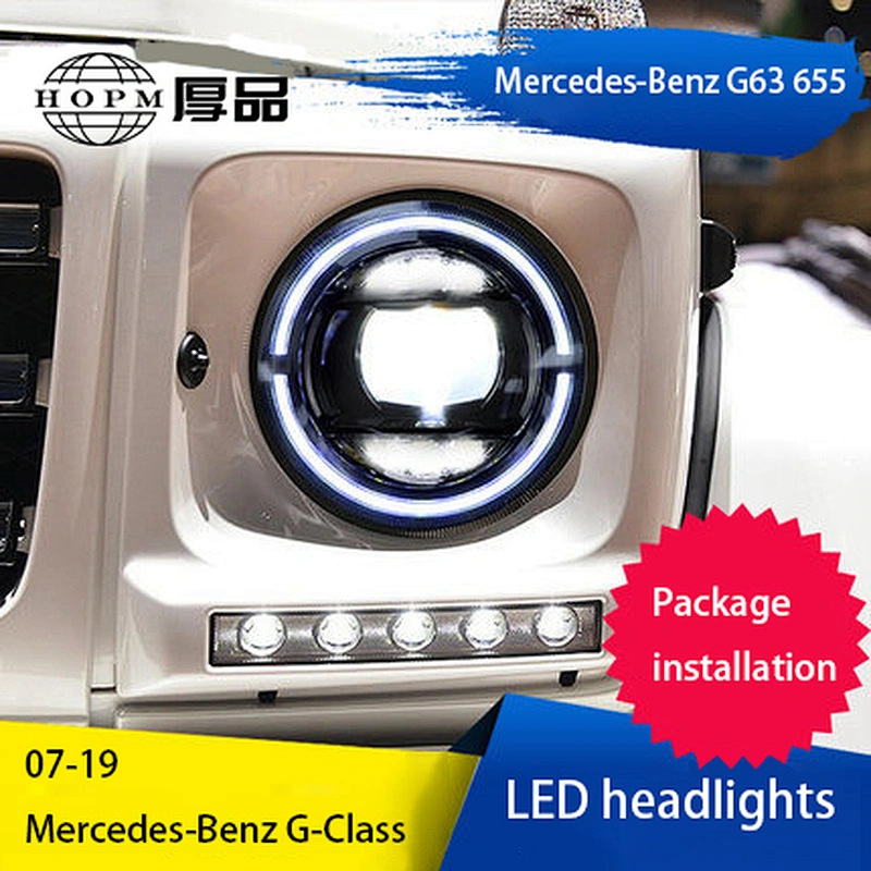 Retrofit led welcome headlight for 07-19 models Mercedes-Benz G-Class W463 G350 G500 G55 G63