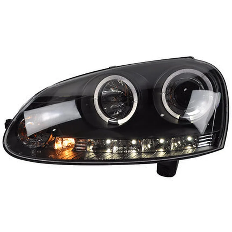 Headlamp Double Light Lens Angel Eye LED Tear-eyes modification Xenon Headlight Assembly Tuning Light For Old Sagitar 2006-2011