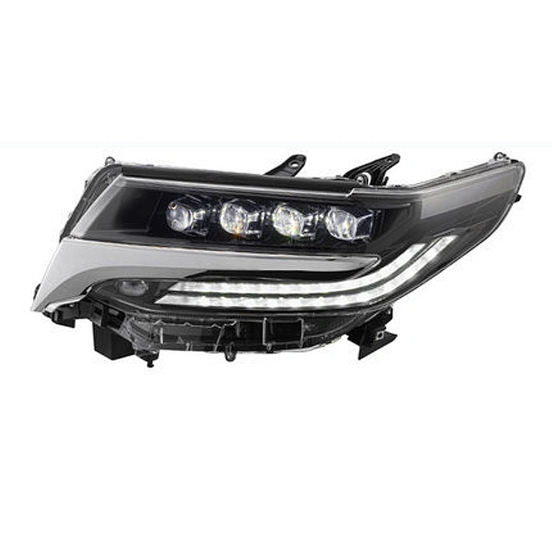 LED headlight Light Retrofit three-eye lens headlight assembly tuning light for 19-20 Toyota Vellfire / Alphard