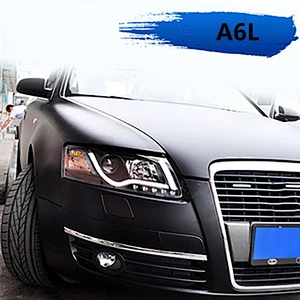 Headlight Assembly Modified Xenon Upgrade Double Lens Light-guided Tuning Light For 2005-2012 Old A6L