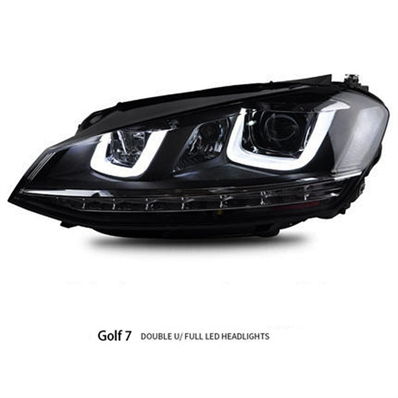 Double light lens tuning light Xenon Headlight For Car Auto Golf 7/7.5 Headlights