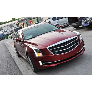 Headlight assembly low-level configuration to high configuration LED daytime running light lens tuning light for Cadillac ATS-L