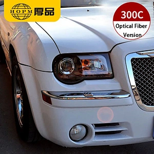 Tuning Light Modified Headlight C Shape Light-guide LED Xenon Light Headlight Assembly For 300C 05-13 Version