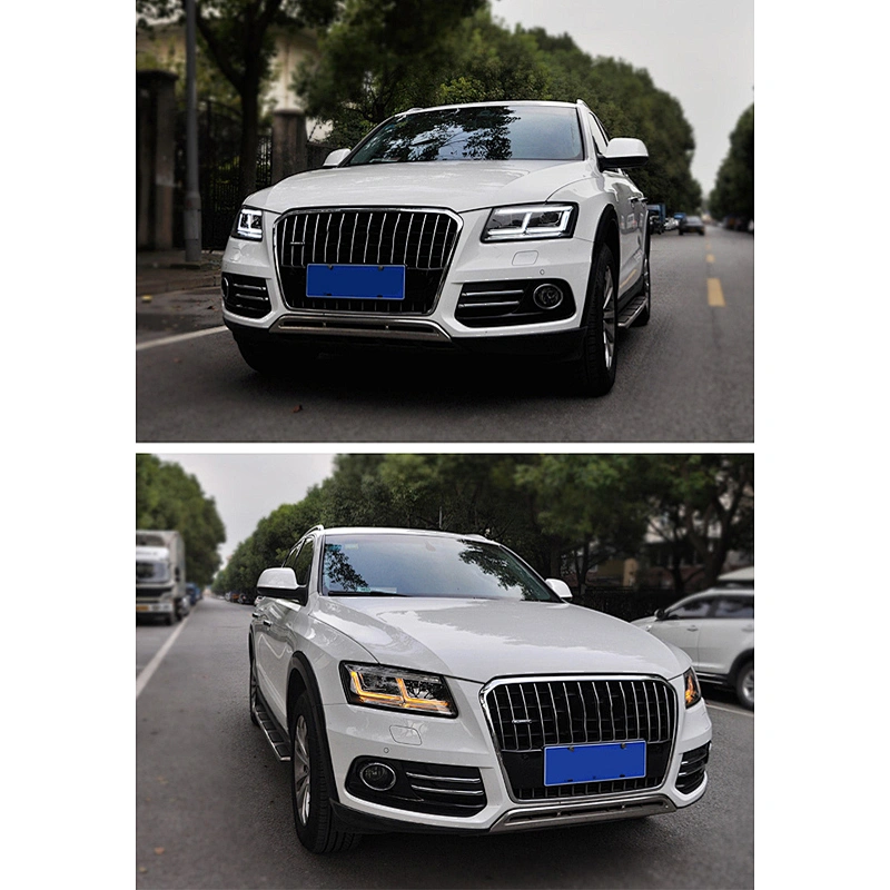Headlight assembly retrofit LED daytime running light lens matrix high headlight tuning light for 09-18 models Audi Q5