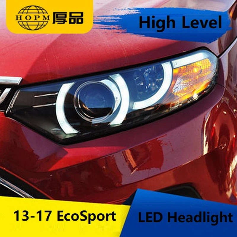 LED Headlight Assembly Tuning Light Double Light Lens Aurora Edition Modified Xenon For 2013-2017