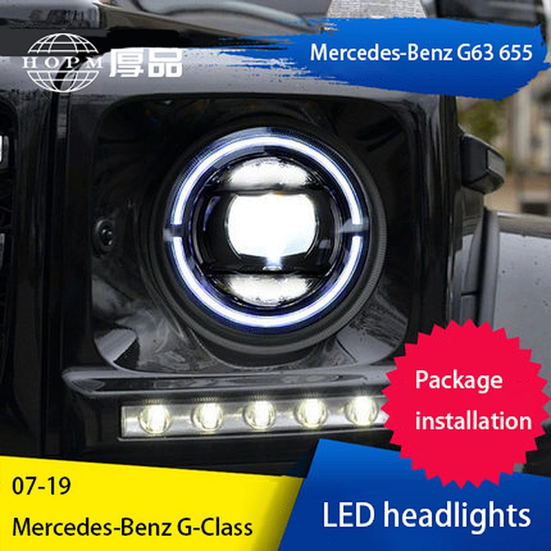 Retrofit led welcome headlight for 07-19 models Mercedes-Benz G-Class W463 G350 G500 G55 G63