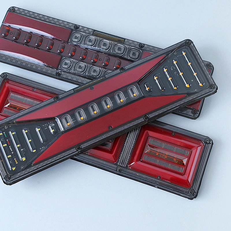12V-24V Warning General Marker Lamp Old Steyr Side Tail Light 464mm*130mm Clearance Light For Truck