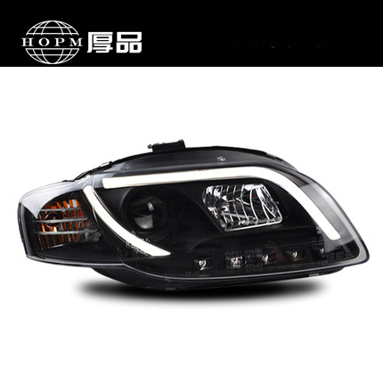 Headlight assembly Guided light LED tear-eye conversion xenon tuning light for 05-08 models Audi A4 B7