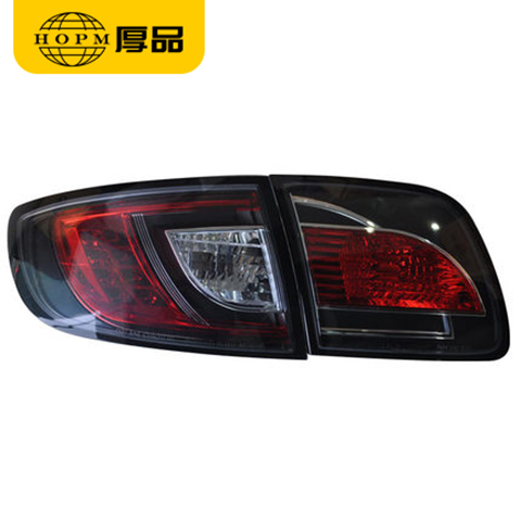Taillight LED taillight smoked black modified trim taillight assembly tuning lightfor 07-12 models Mazda M3