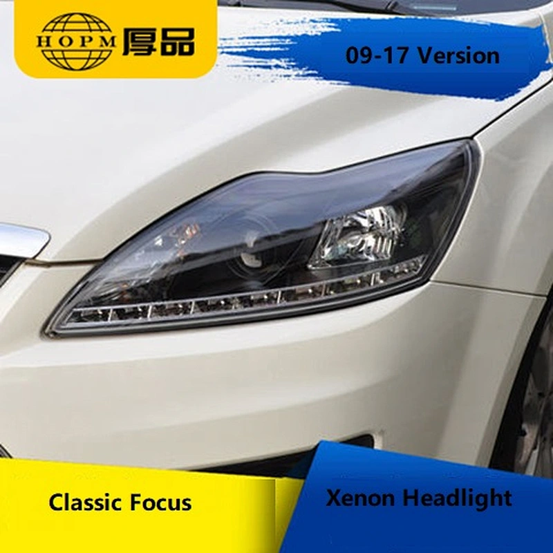 Headlight Assembly Double Light Lens Xenon Tuning Modified Tear-eyes For Classic 2009-2017
