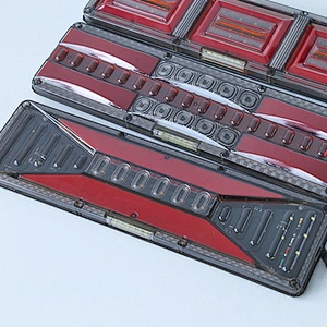 12V-24V Warning General Marker Lamp Old Steyr Side Tail Light 464mm*130mm Clearance Light For Truck