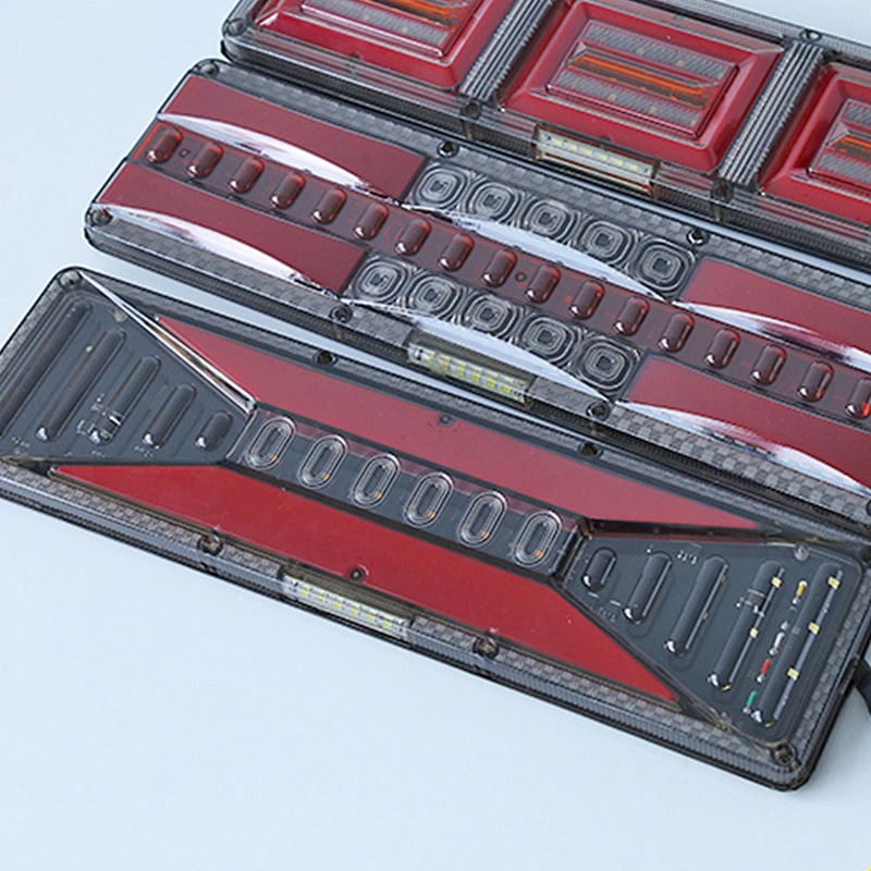 12V-24V Warning General Marker Lamp Old Steyr Side Tail Light 464mm*130mm Clearance Light For Truck