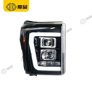 Headlight Assembly Tuning Light Modified Double Beam Light For F250 11-16 V2