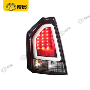 Taillight Assembly V2 taillights Black background for 09-14 Chrysler 300C