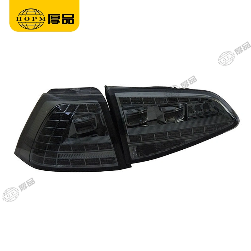 Taillight Assembly Led taillights Smoked-Black background for 2012 Volkswagen Golf 7