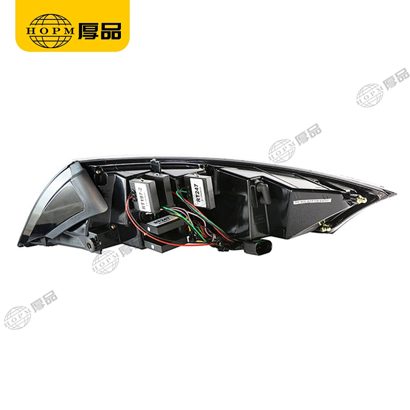Taillight Assembly Led taillights Black background Turning light Running light  for 06-13 Audi TT