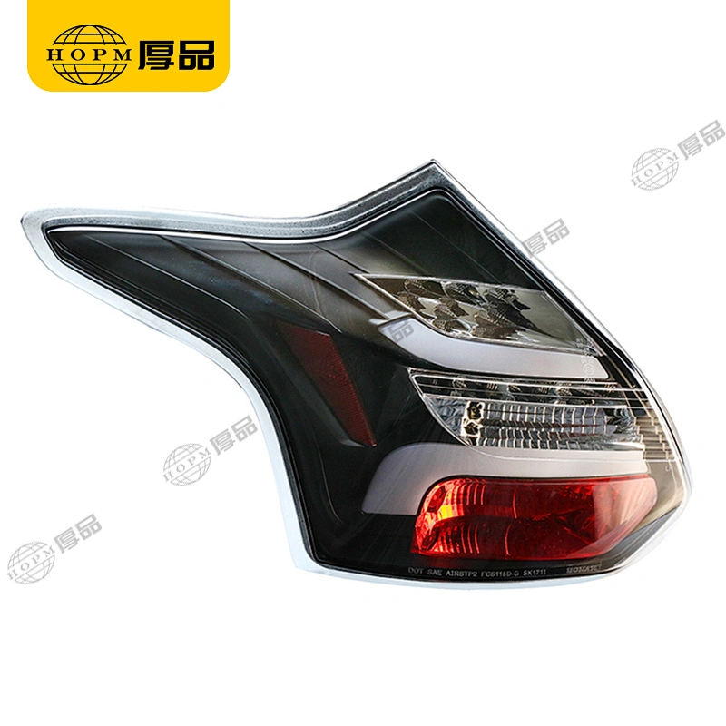 Taillight Assembly Tuning Light Modified LED Tail Light Hatchback Turn Signal Horse Racing Black Background For Fo-cus 12-14