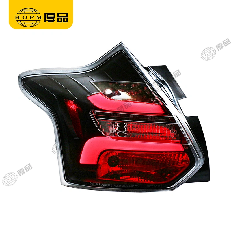 Taillight Assembly Tuning Light Modified LED Tail Light Hatchback Turn Signal Horse Racing Black Background For Fo-cus 12-14