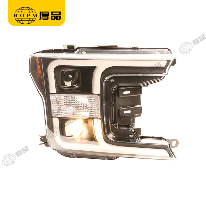Headlight Assembly Tuning Light Modified Original Car Halogen Version For Ra-ptor F150 18- V1