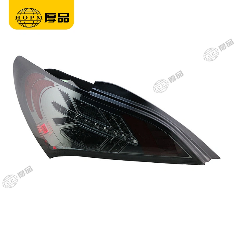Taillight Assembly LED taillights Smoked-Black background Led turn signal for 09-12 Hyundai Rohens-Coupe
