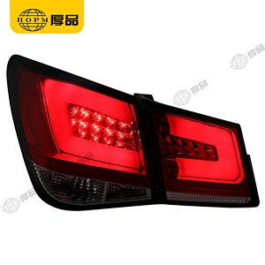 Taillight Assembly Led taillights Red background for 09-14 Chevrolet Cruze