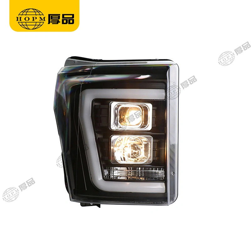 Headlight Assembly Tuning Light Modified Double Beam Light For F250 11-16 V2