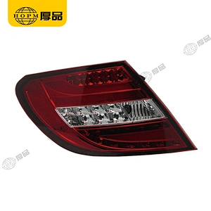 Taillight Assembly Full LED Light Red background for 07-10 Mercedes-Benz C-Class W204
