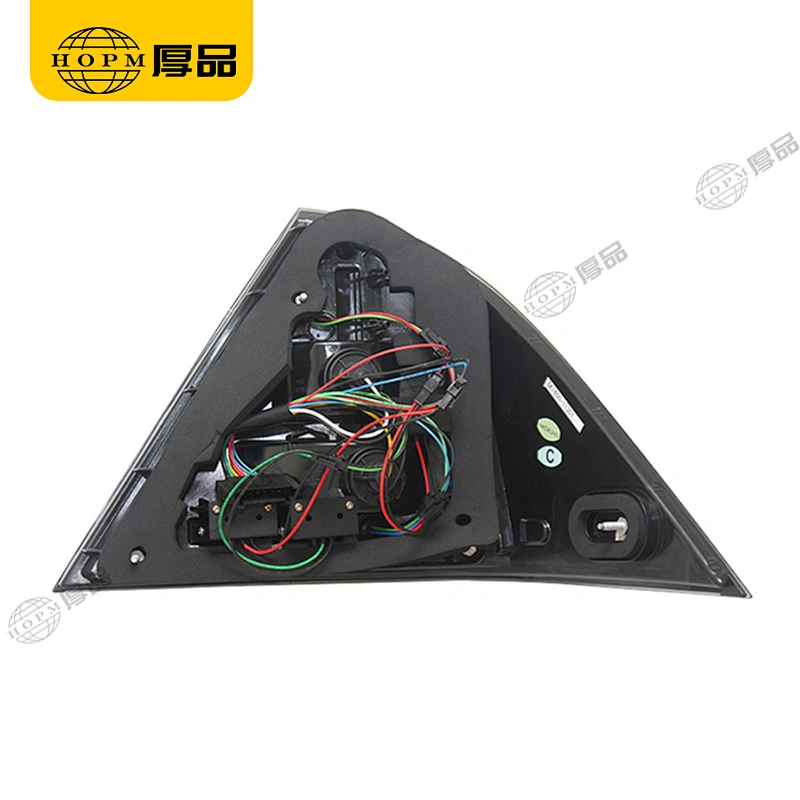 Taillight Assembly Tuning Light Modified LED Tail Light Blackened For C Class W203 01-04
