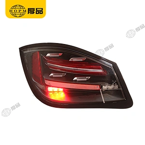 Taillight Assembly Tuning Light Modified LED Tail Light Transparent Black Background Turn Signal Horse Racing For 987.2 09-12