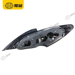 Taillight Assembly LED taillights Smoked-Black background Led turn signal for 09-12 Hyundai Rohens-Coupe