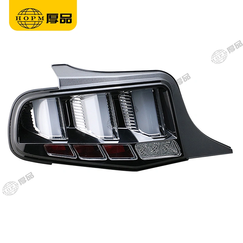 Taillight Assembly Tuning Light Modified LED Tail Light Turn Signal Horse Racing Black Background For Mustang 10-14