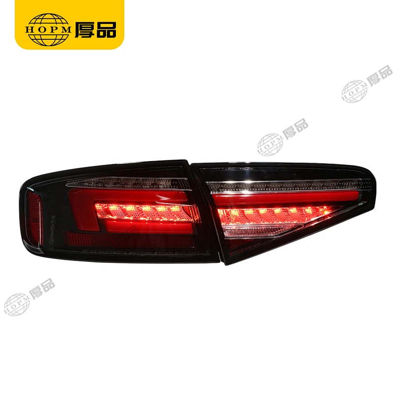 Taillight Assembly Black Running light for 13-16 Audi A4L
