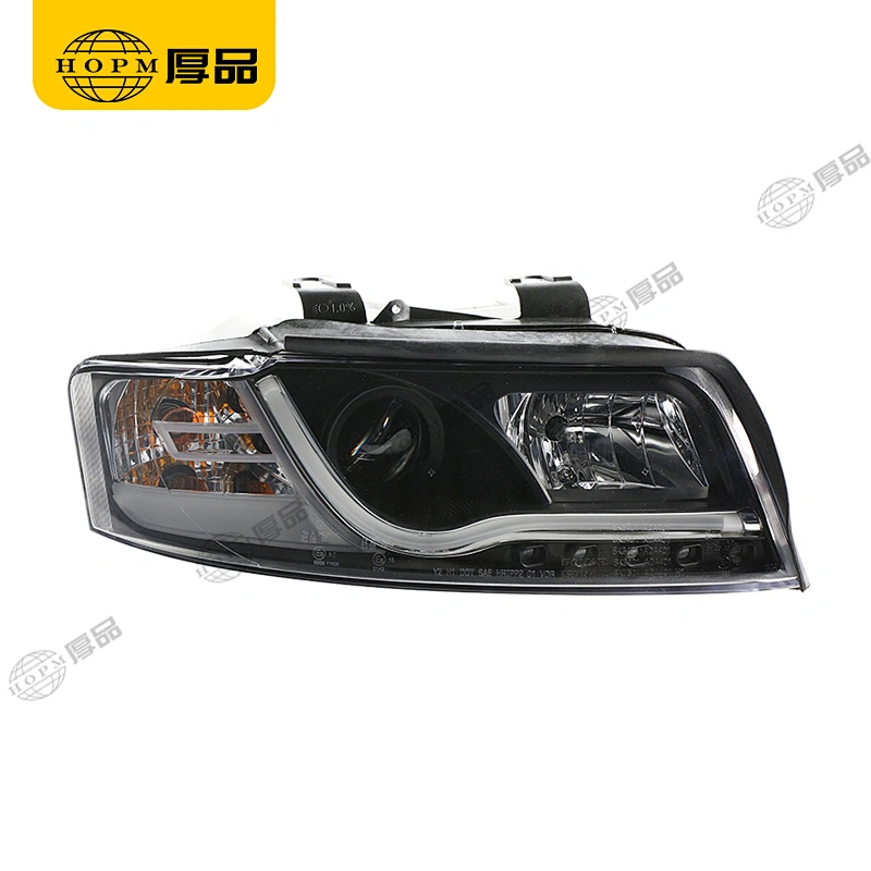Headlight Assembly Single light Headlight Fiber Type for 01-04 Audi A4 B6