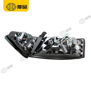Taillight Assembly Led taillights Smoked-Black background for Audi A5