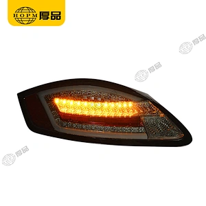 Taillight Assembly Tuning Light Modified LED Tail Light Blackened For Cayman 987 04-08