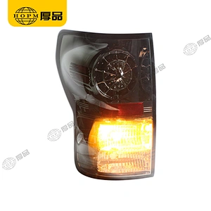 Taillight Assembly LED taillights Smoked-Black background for 07-13 V1 version Toyota Tundra