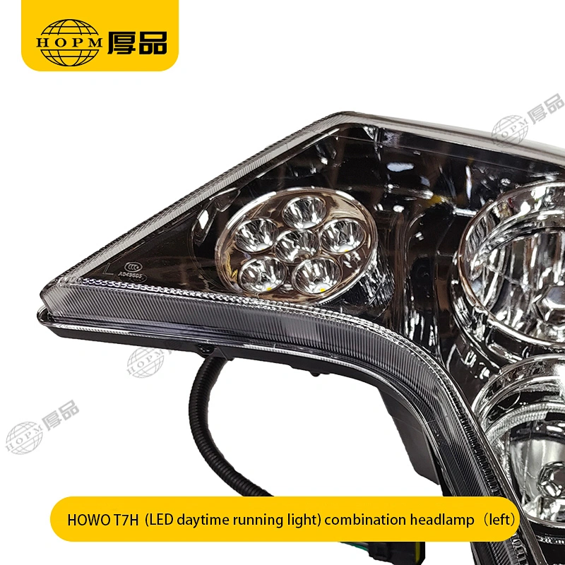 HOWO T7H （LED daytime running light） Trailer And Truck Lamps  Front Combination Headlamp
