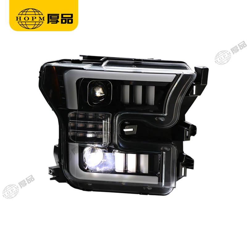Headlight Assembly Tuning Light Modified LED Light Horse Racing Original Car LED Version For Ra-ptor F150 15-17